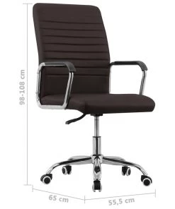 VidaXL Bürostuhl Drehbar Stoff - Braun 5 VidaXL Bürostuhl Drehbar Stoff - Braun -Deutschland Stühle Verkaufs-Shop 2ad31f489e544ed2ac711345fe4bb5e7