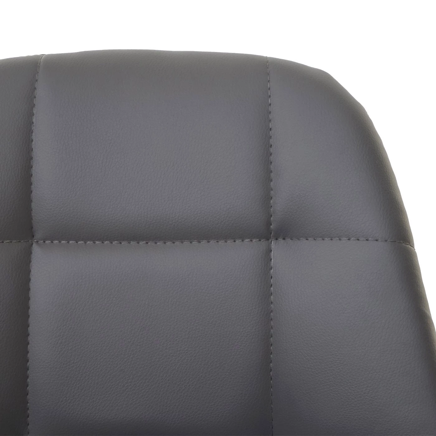 Esszimmerstuhl HWC-A60 - Grau - Kunstleder - Metall 5 Esszimmerstuhl HWC-A60 - Grau - Kunstleder - Metall – Bild 5