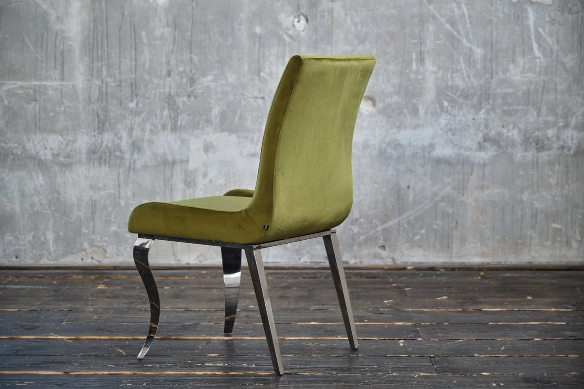 KAWOLA Esszimmerstuhl ALESSIA Velvet - Grün 7 KAWOLA Esszimmerstuhl ALESSIA Velvet - Grün – Bild 7