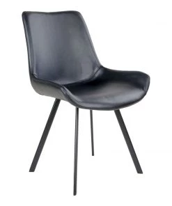 Ebuy24 Memphis Esszimmerstuhl schwarz.