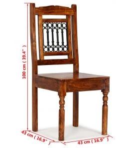 VidaXL Esszimmerstuhl - vidaXL Esszimmerstühle 2 Stk. Massivholz Palisander-Finish Klassisch -Deutschland Stühle Verkaufs-Shop 2fcb9d54972a455bba0c28a15985cb65