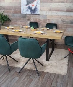 Esszimmerstuhl HWC-G67 (6er Set) - Grün - Höhe: 86 cm - Schwarz -Deutschland Stühle Verkaufs-Shop 316d33e5e54d4c7fafdff089a75491d1