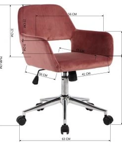 Urban Meuble Bürostuhl ROSS CHROME VELVET - Pink -Deutschland Stühle Verkaufs-Shop 32327e2de28c400d8ba274b1b73dac03.cropped 121 127 940 1025.processed