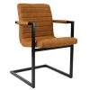 Dimehouse Rodney Esszimmerstuhl Industrial Cognac - Bruut
