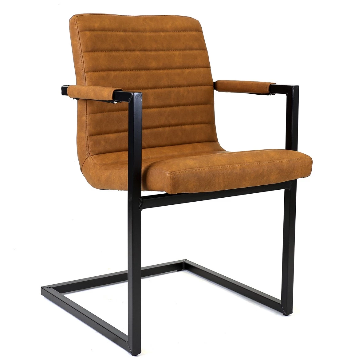 Dimehouse Rodney Esszimmerstuhl Industrial Cognac - Bruut 1 Dimehouse Rodney Esszimmerstuhl Industrial Cognac - Bruut