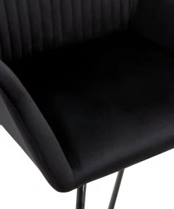 VidaXL Esszimmerstuhl - vidaXL Esszimmerstühle 4 Stk. Schwarz Samt -Deutschland Stühle Verkaufs-Shop 32dafe545f33479fb14f074209bf3f16