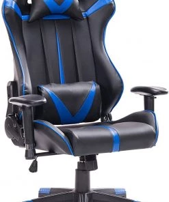 Woltu Gaming Stuhl Daniel - Schwarz - Blau