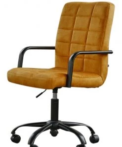 KAWOLA Bürostuhl MERLE Velvet - Braun