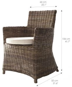 Ebuy24 Bishop Esszimmerstuhl - Bishop Esszimmerstuhl und Armlehnstuhl als Korbstuhl in natur Rattan grau. -Deutschland Stühle Verkaufs-Shop 3532426985fa4846b7f437198ec07823.cropped 367 480 2027 2510.processed