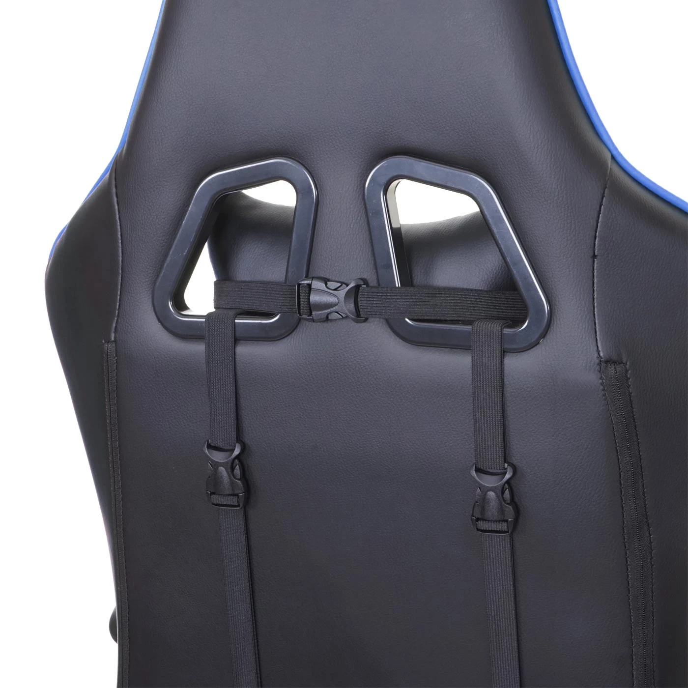 Bürostuhl HWC-D25 - Schwarz - Blau 6 Bürostuhl HWC-D25 - Schwarz - Blau – Bild 6