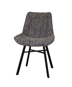 Dimehouse Rosalie Esszimmerstuhl Chenille Braun