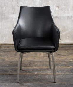 KAWOLA Stuhl CALI Kunstleder Füße Edelstahl - KAWOLA Stuhl Cali Kunstleder schwarz Füße Edelstahl -Deutschland Stühle Verkaufs-Shop 378d15087eb94a7eb197f02b73d65db3