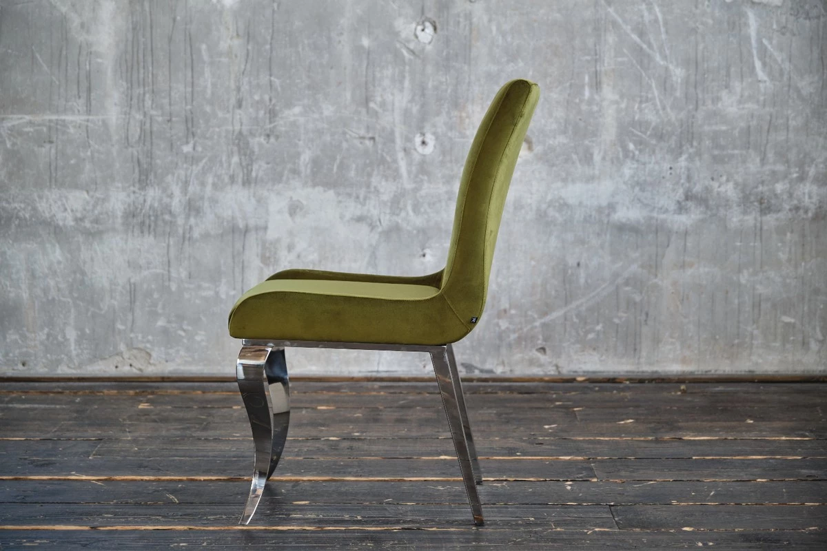KAWOLA Esszimmerstuhl ALESSIA Velvet - Grün 6 KAWOLA Esszimmerstuhl ALESSIA Velvet - Grün – Bild 6