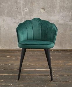 KAWOLA Stuhl SALLY Velvet Fuß schwarz - Grün -Deutschland Stühle Verkaufs-Shop 396feea59ece41689f6b496c154c0f07