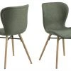 Ebuy24 Bali Esszimmerstuhl Stoff - Grün