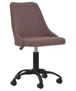 VidaXL Bürostuhl Drehbar Stoff - Braun