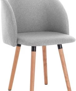 Woltu Esszimmerstuhl David - Hellgrau