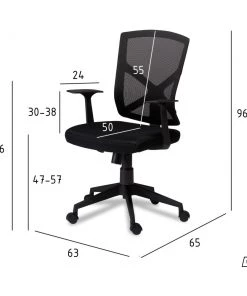 Furnhouse Aps Bürostuhl Basic Schwarz - Basic Bürostuhl schwarz. -Deutschland Stühle Verkaufs-Shop 3b97eace21b7458a831d5a279953b5d7