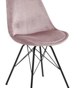 Ebuy24 Erin Esszimmerstuhl dusty - Rosé - Textil