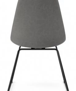 KAWOLA Stuhl MALIM Kunstleder grau - KAWOLA Stuhl MALIM Kunstleder grau Kufe Metall schwarz -Deutschland Stühle Verkaufs-Shop 3d84ee6e72d4458e9471b6ec444d9a85.cropped 234 93 590 869.processed