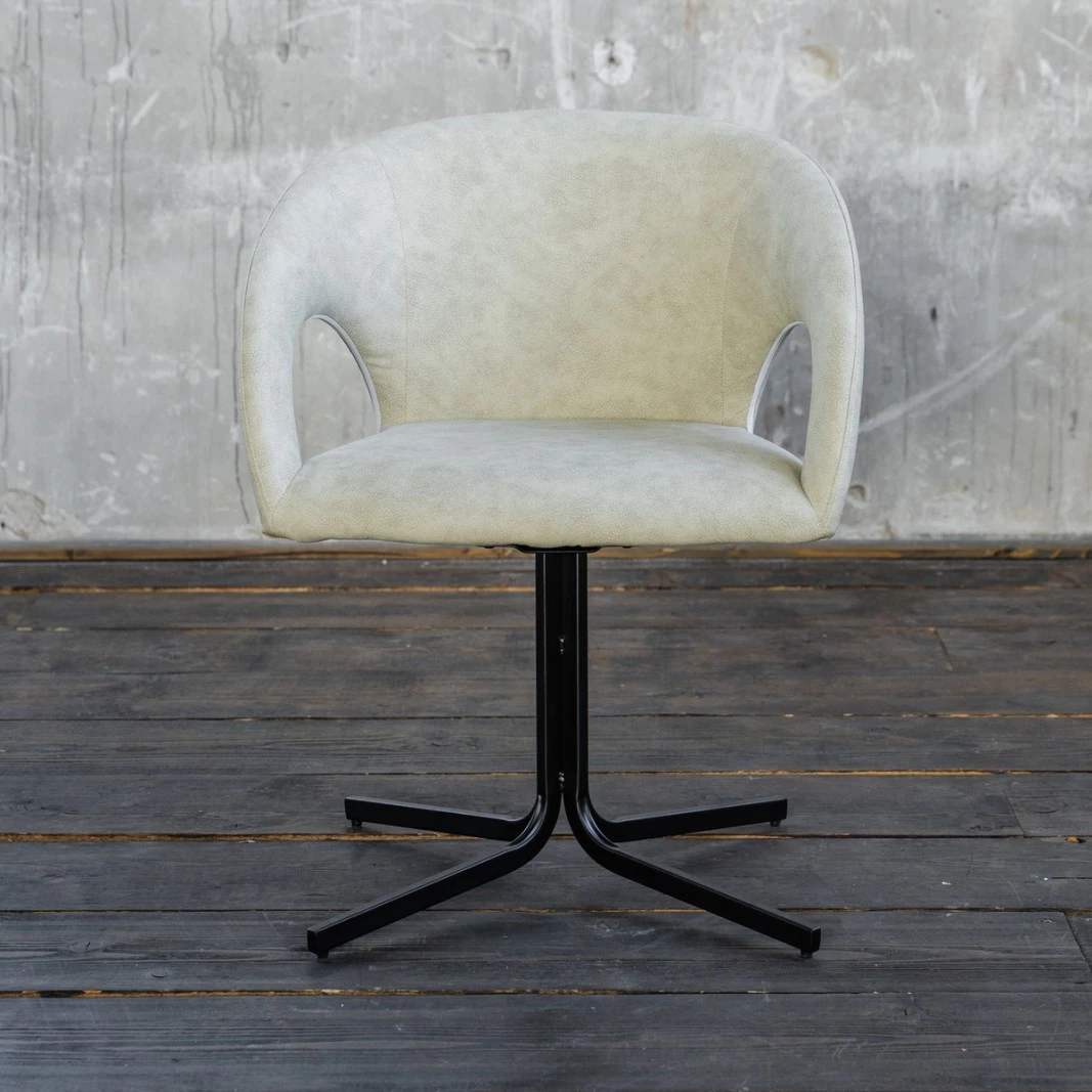 KAWOLA Stuhl WICOS drehbar Kunstleder - Beige 4 KAWOLA Stuhl WICOS drehbar Kunstleder - Beige – Bild 4