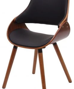 Esszimmerstuhl HWC-D23 - Schwarz - 54 x 84 cm