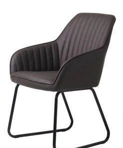 Ebuy24 Bram Esszimmerstuhl - Eiche Schwarzbraun Dekor