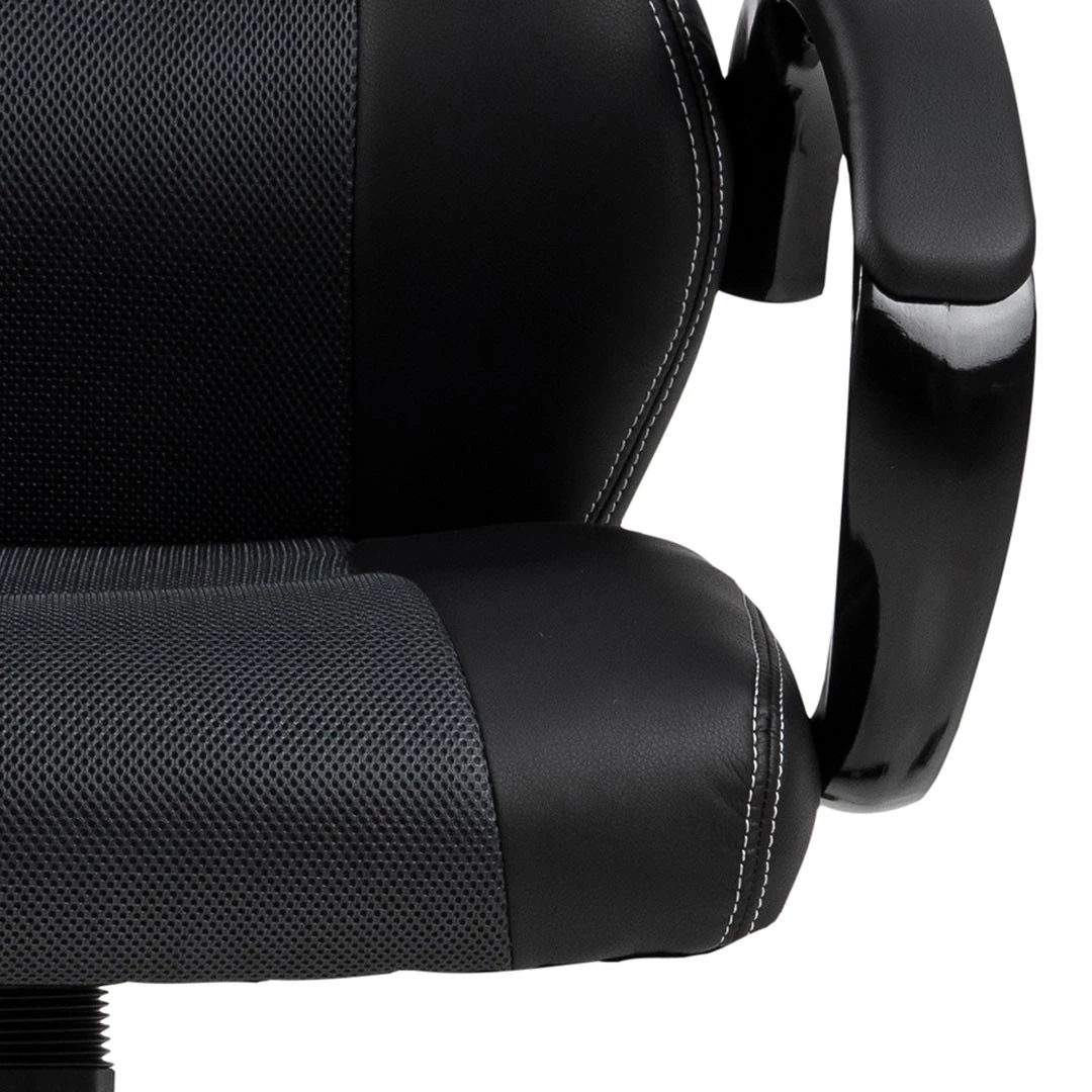 Ebuy24 Race Gamin Stuhl - Race Gamin Stuhl mit Armlehnen und Neigung grau. 6 Ebuy24 Race Gamin Stuhl - Race Gamin Stuhl mit Armlehnen und Neigung grau. – Bild 6