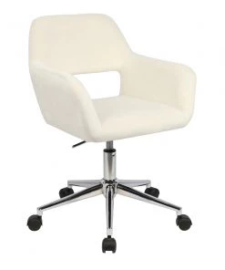 Svita Schreibtischstuhl JILL Samt Beige