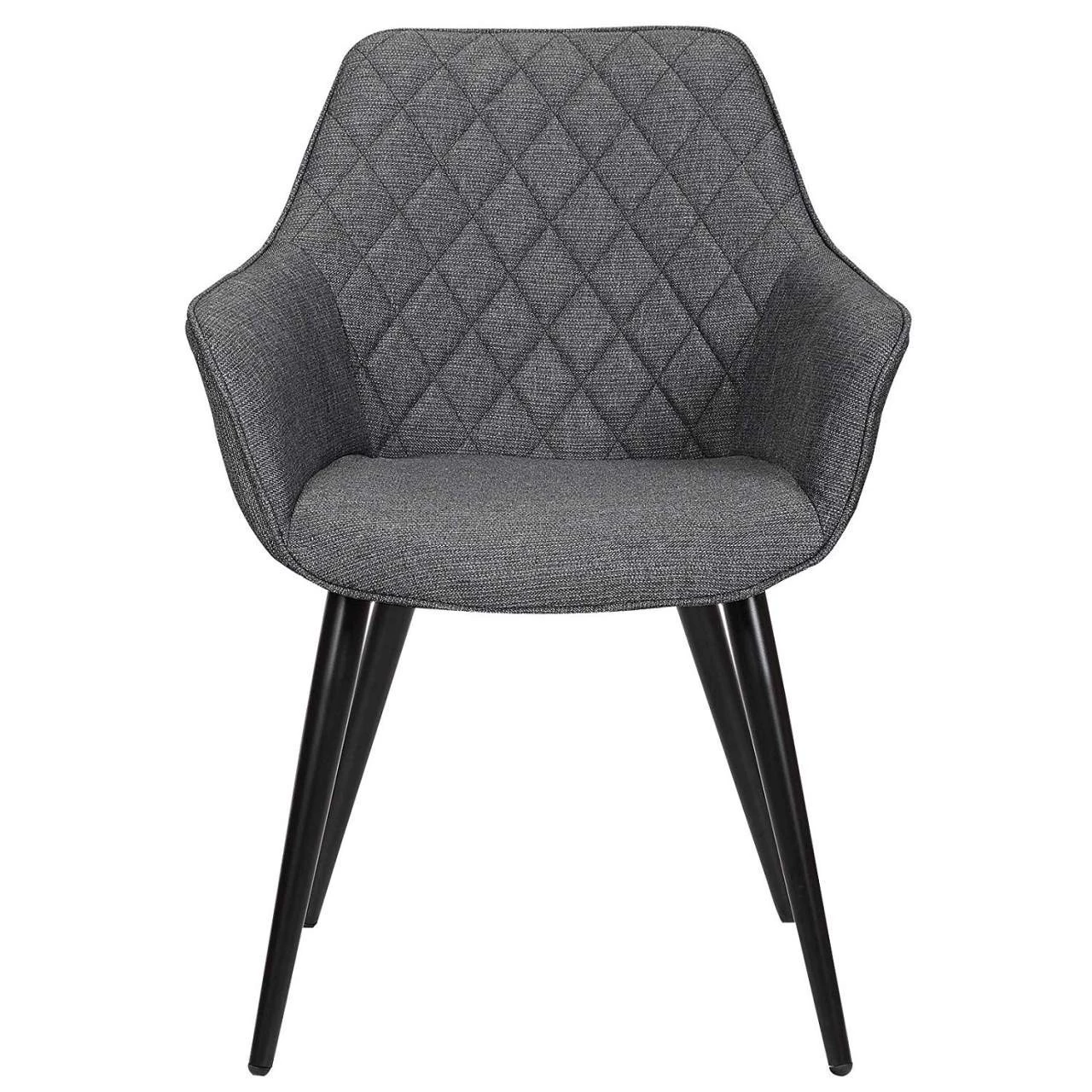 Woltu Esszimmerstuhl Bela - Grau 3 Woltu Esszimmerstuhl Bela - Grau – Bild 3