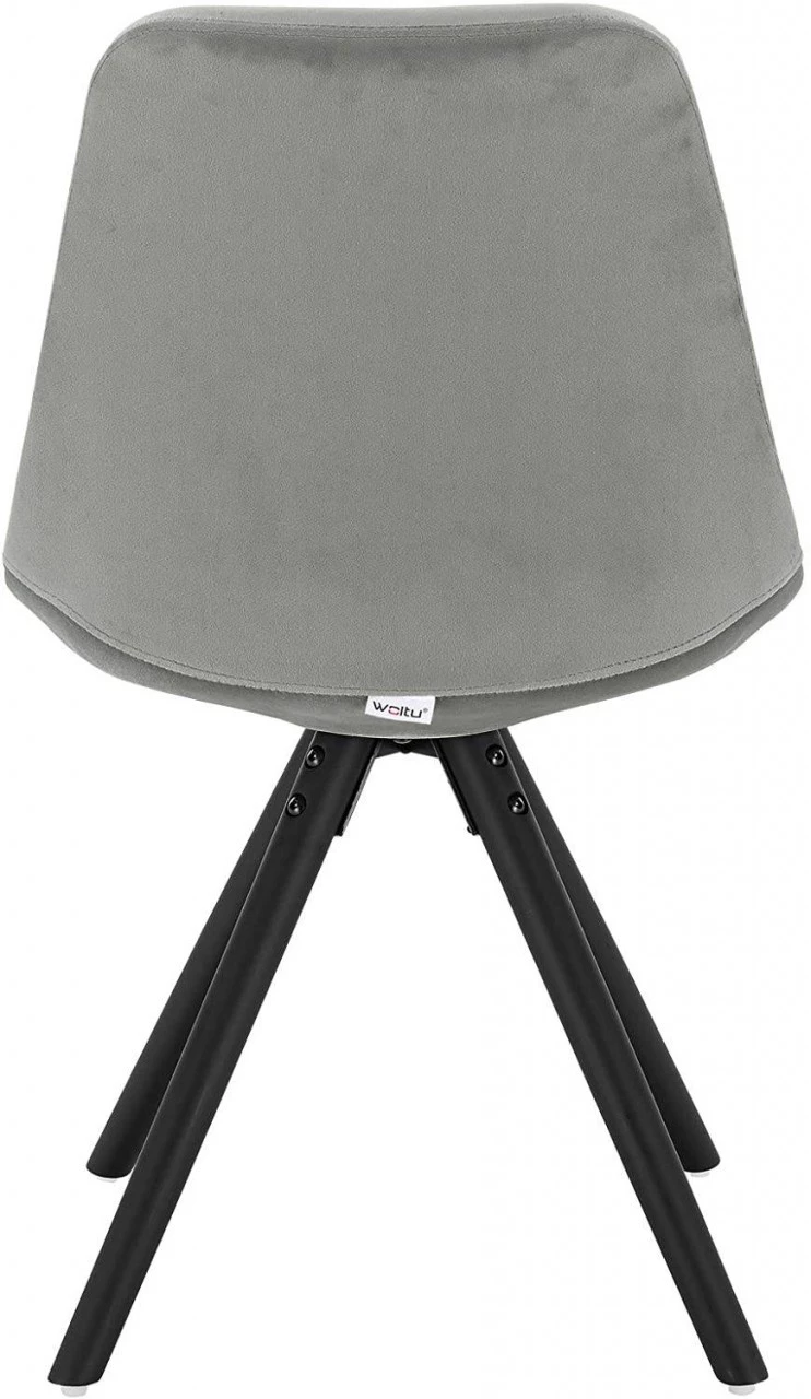 Woltu Esszimmerstuhl Angelina - Hellgrau 4 Woltu Esszimmerstuhl Angelina - Hellgrau – Bild 4