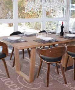 Esszimmerstuhl HWC-A47 (6er Set) - Walnuss Dekor - Schwarz -Deutschland Stühle Verkaufs-Shop 46e1af61e1794437930c981693e31dd5