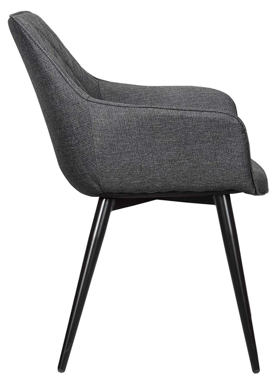 Woltu Esszimmerstuhl Bela - Grau 4 Woltu Esszimmerstuhl Bela - Grau – Bild 4