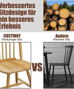 Costway 2er Set Esszimmerstühle -Deutschland Stühle Verkaufs-Shop 485673971d144cc295bf331a5053e39d
