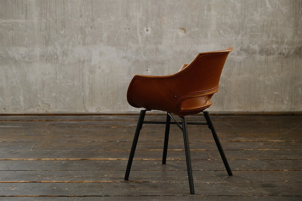 KAWOLA Stuhl Zaja Esszimmerstuhl Kunstleder - Braun 4 KAWOLA Stuhl Zaja Esszimmerstuhl Kunstleder - Braun – Bild 4