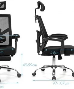 Costway Kippbarer Bürostuhl Computerstuhl -Deutschland Stühle Verkaufs-Shop 496aa7fe9c3b430899725dba7b2db4bb
