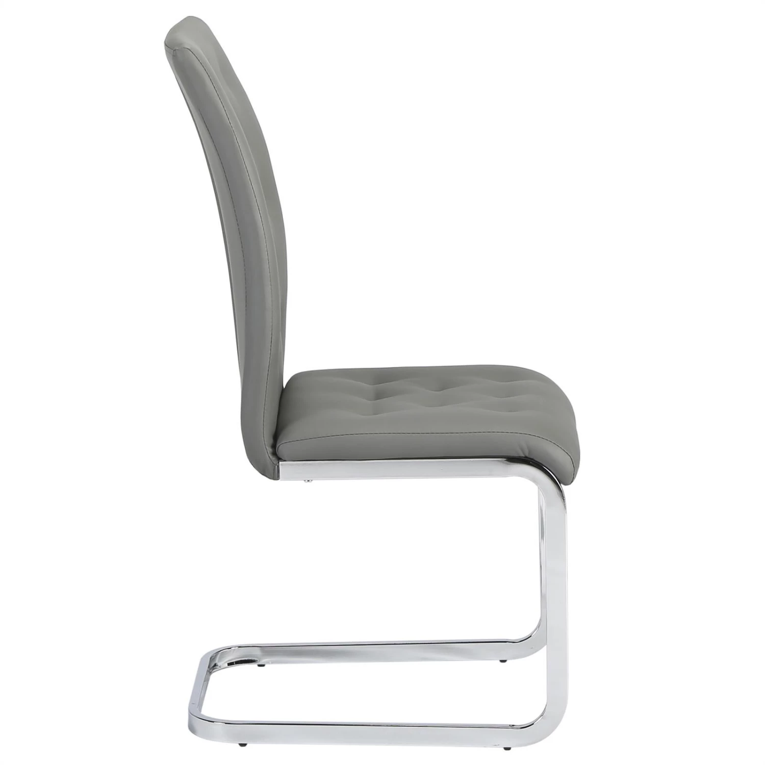 IDIMEX Schwingstuhl CHLOE (4er-Set) - Grau 2 IDIMEX Schwingstuhl CHLOE (4er-Set) - Grau – Bild 2