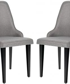Costway 2er Set gepolsterte Esszimmerstühle