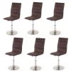 Esszimmerstuhl HWC-C41 (6er Set) - Braun