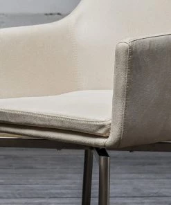 KAWOLA Stuhl CALI Microfaser - Stuhl Cali Sessel Microfaser Esszimmerstuhl creme Füße Edelstahl -Deutschland Stühle Verkaufs-Shop 4d2cad1685ec4e3d8a3342dc01ed4fb5