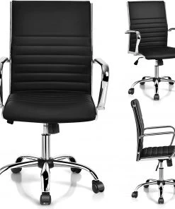Costway Bürostuhl mit hoher Rückenlehne
