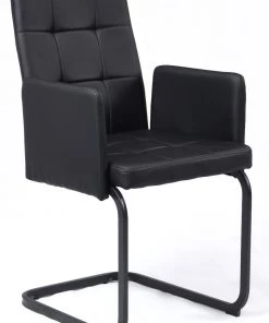 B&D home Schwingstuhl ANTON - Schwarz - Kunstleder