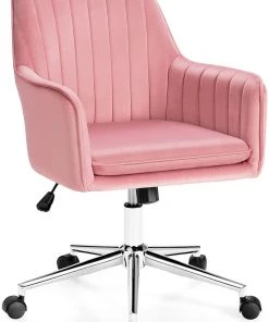 Costway Freizeit Bürostuhl Samt