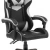 Svita Gaming-Chair - Schwarz - Weiß