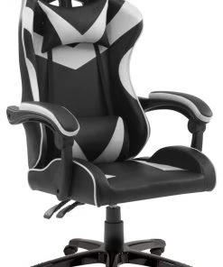 Svita Gaming-Chair - Schwarz - Weiß