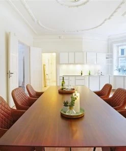 Ebuy24 Hasse Esszimmerstuhl - Eiche Schwarzbraun Dekor - 65 x 57 cm - Kunstleder -Deutschland Stühle Verkaufs-Shop 53465537fe844c16833b8c6b2c3472a6