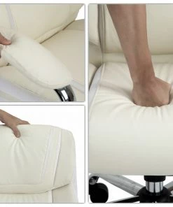 XXL Bürostuhl HWC-H94 - Beige -Deutschland Stühle Verkaufs-Shop 547e68cac1954e5083f6785a7a6fa12d