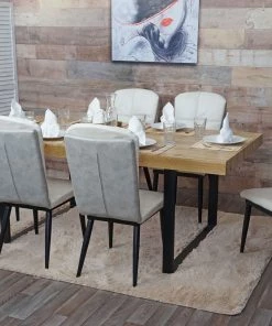 Esszimmerstuhl HWC-G42 (6er Set) - Beige - Kunstleder -Deutschland Stühle Verkaufs-Shop 54da0613896247e79a6bf5f16b1d5d7b