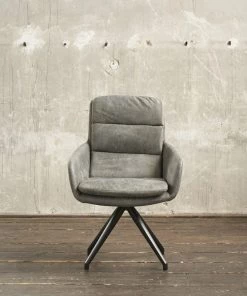 KAWOLA Drehstuhl VINCE Microfaser - Grau -Deutschland Stühle Verkaufs-Shop 54db329ae6e249baa5a6b82acf415488