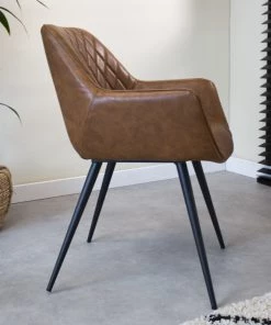 Dimehouse Cara Esszimmerstuhl Industrial - Braun -Deutschland Stühle Verkaufs-Shop 54e8515a205742b58a4bb7f96be05e26